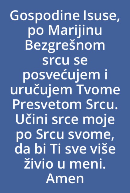 Presveto Srce Isusovo i Bezgrešno Srce Marijino